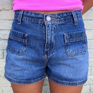 Vintage Old Navy Patch Pocket Denim Shorts